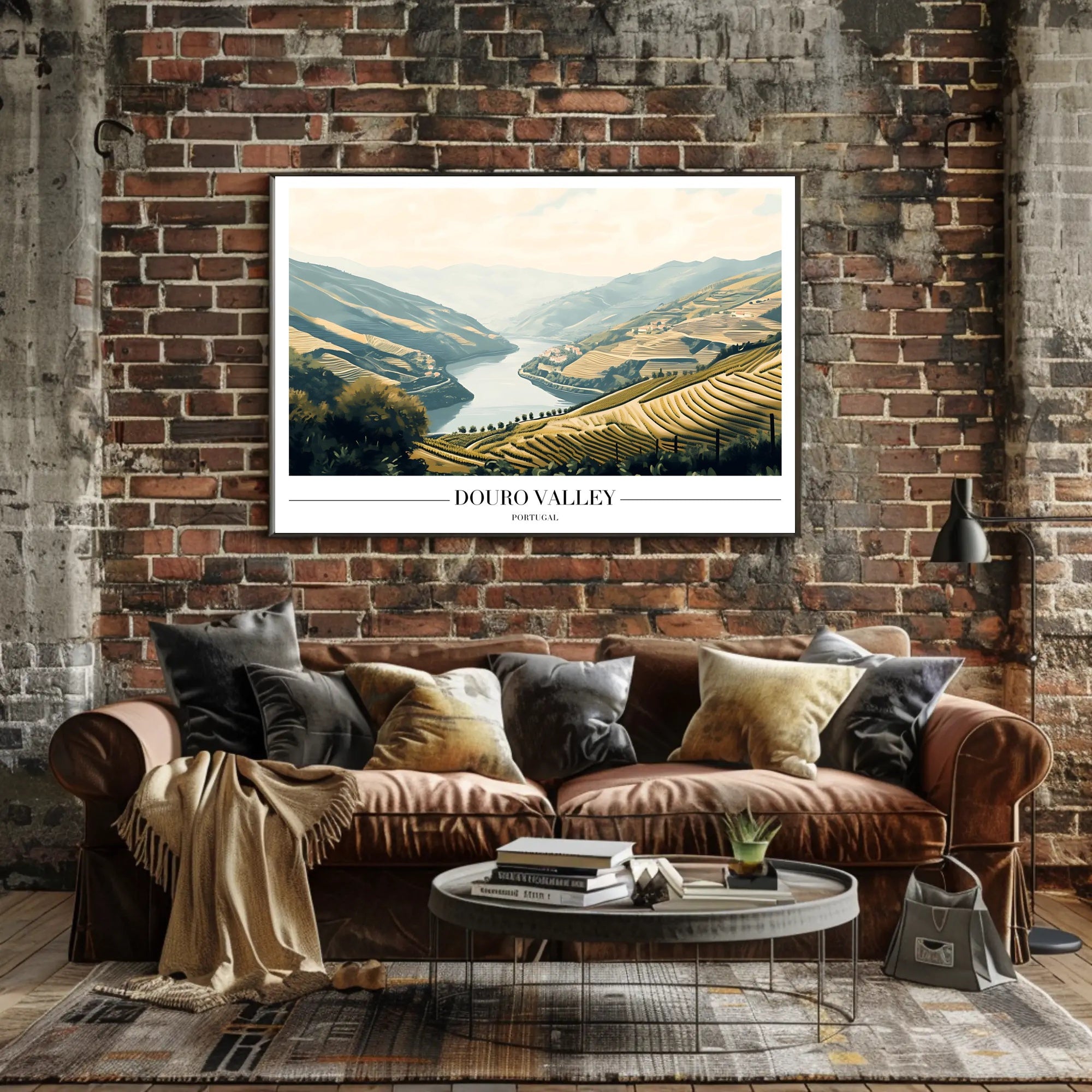 Douro Valley Portugal Scenic Travel Poster