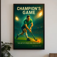 Champion's Game Dynamic Sports Action Poster PosterGoat