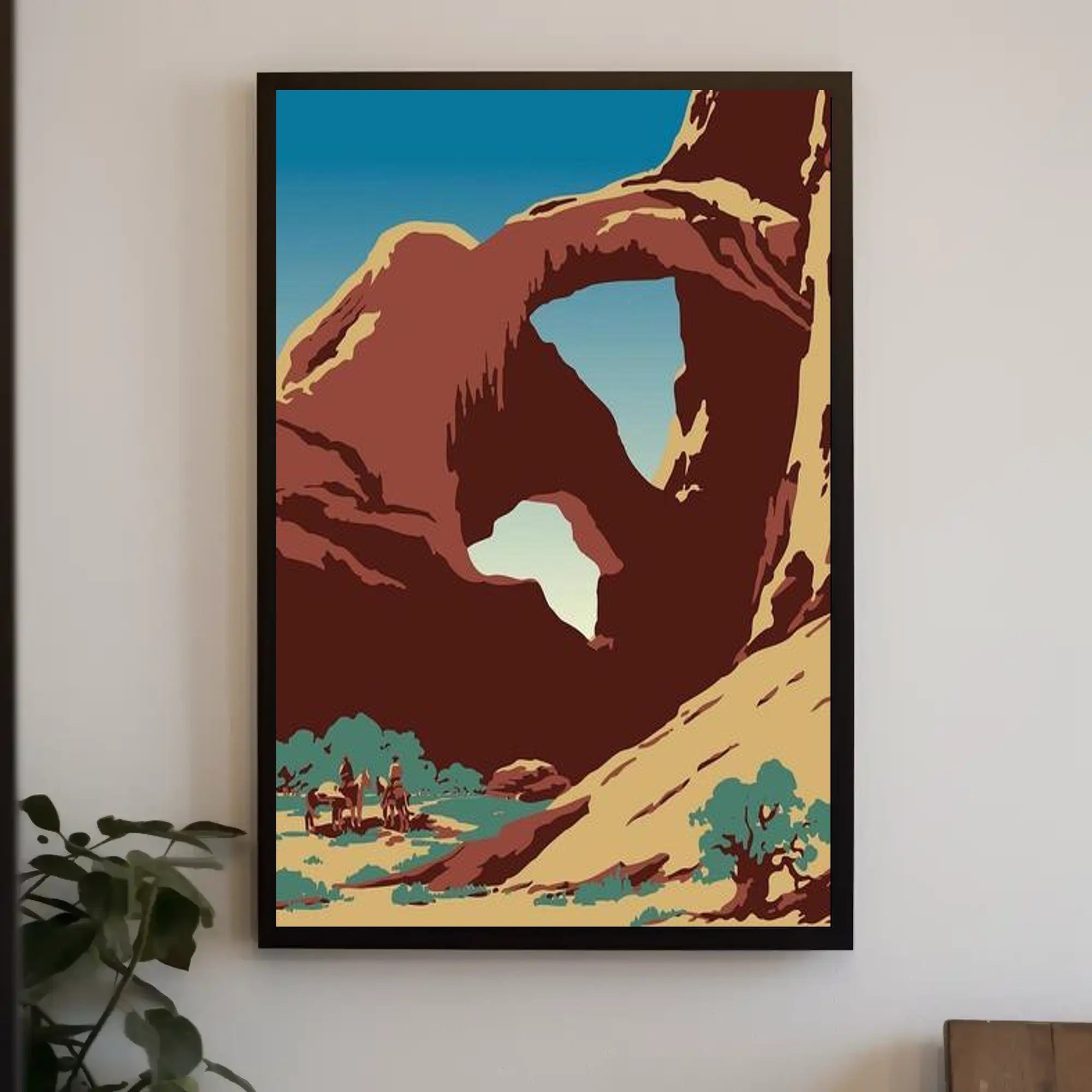 Desert Archway Poster PosterGoat