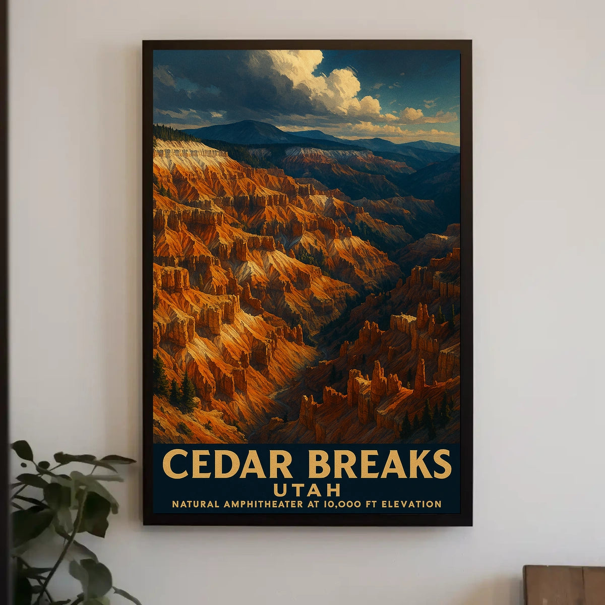 Cedar Breaks Natural Amphitheater Poster