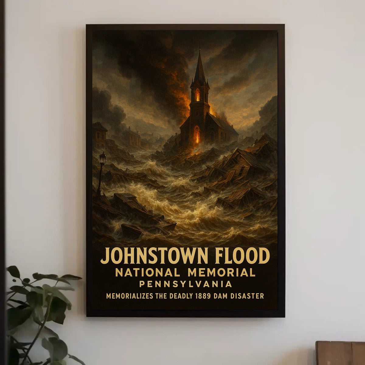 Johnstown Flood Memorial Poster