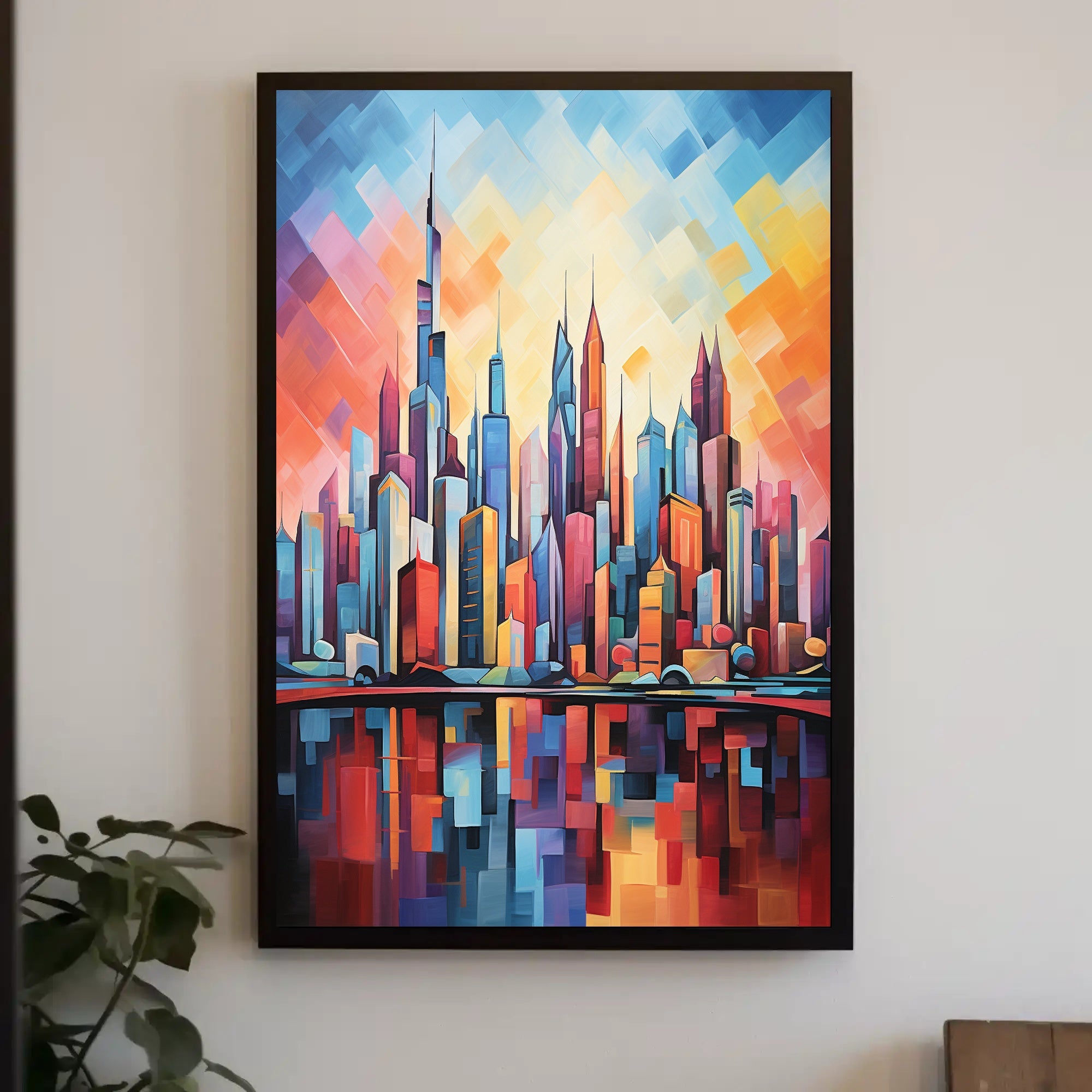 Vibrant Cityscape Poster