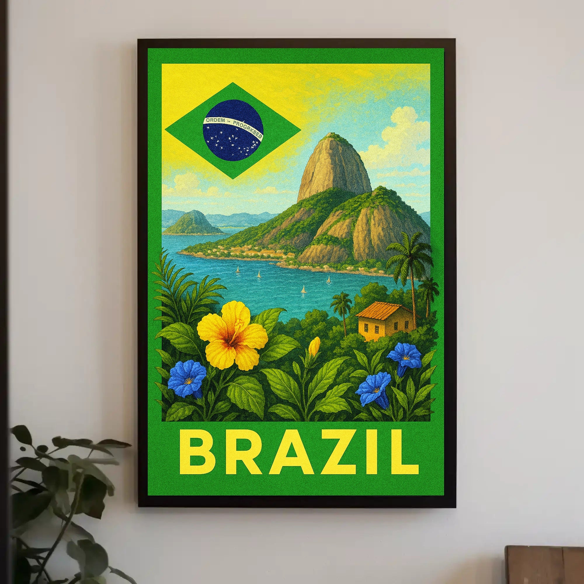 Discover Brazil Poster PosterGoat