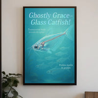 Ghostly Grace Glass Catfish Poster
