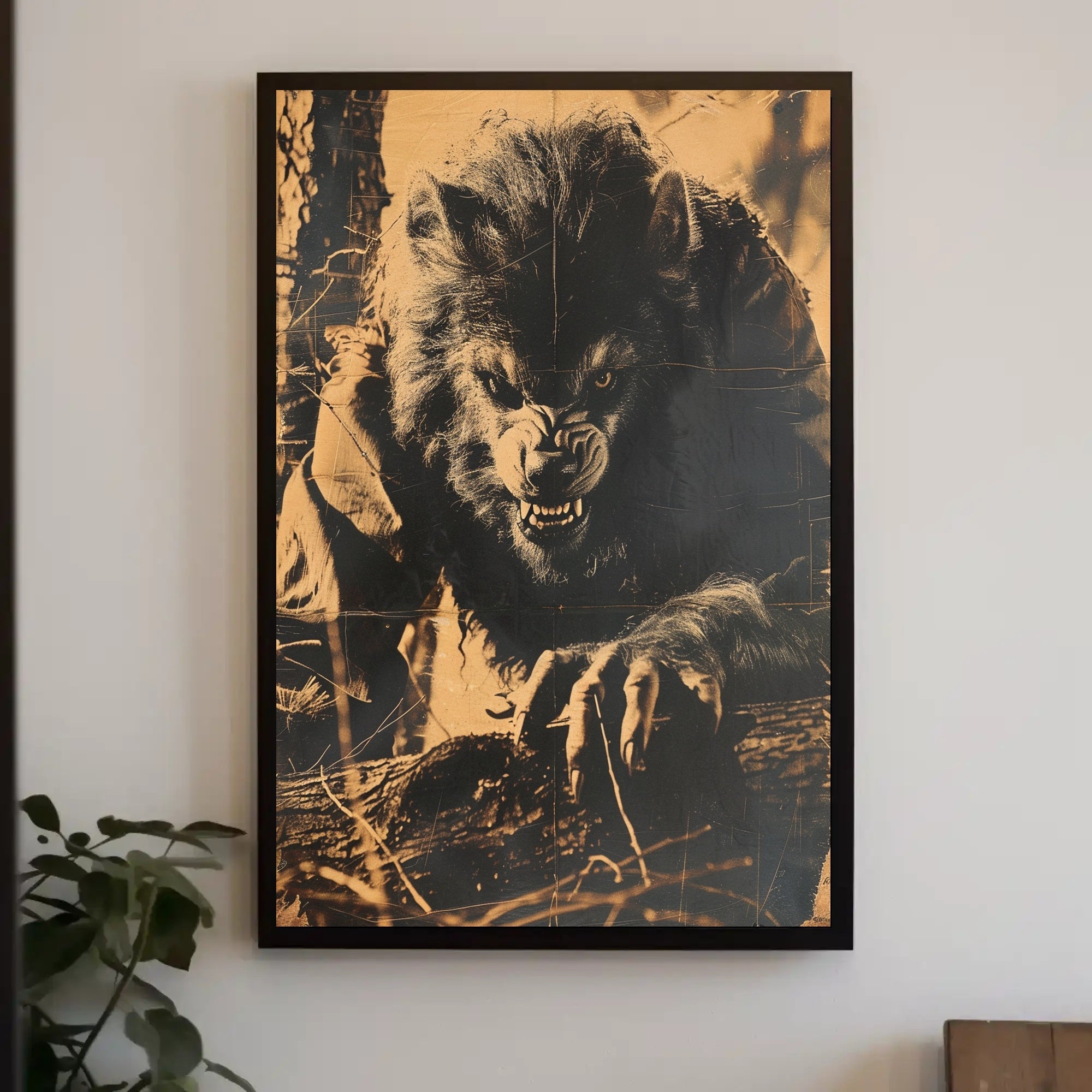 The Ferocious Werewolf Art Print Poster Decor PosterGoat