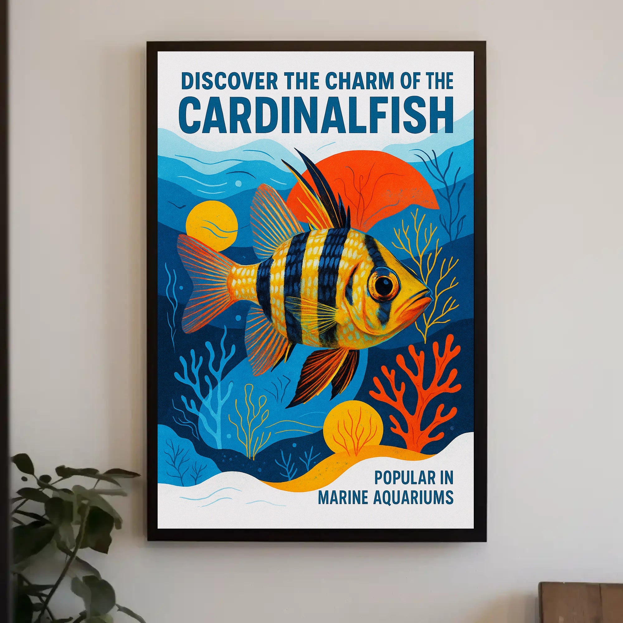 Discover the Charm of the Cardinalfish Poster PosterGoat