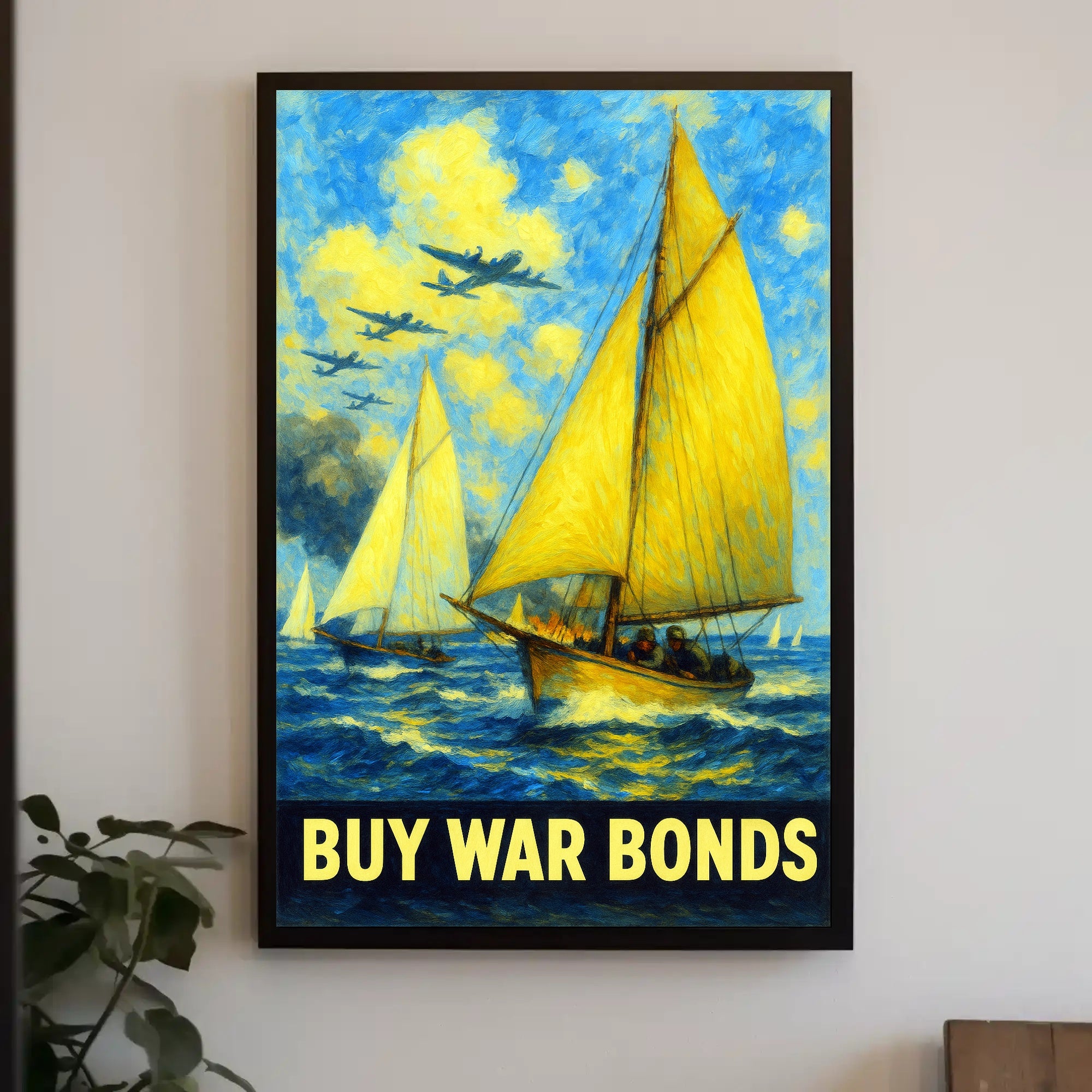 Buy War Bonds Poster PosterGoat
