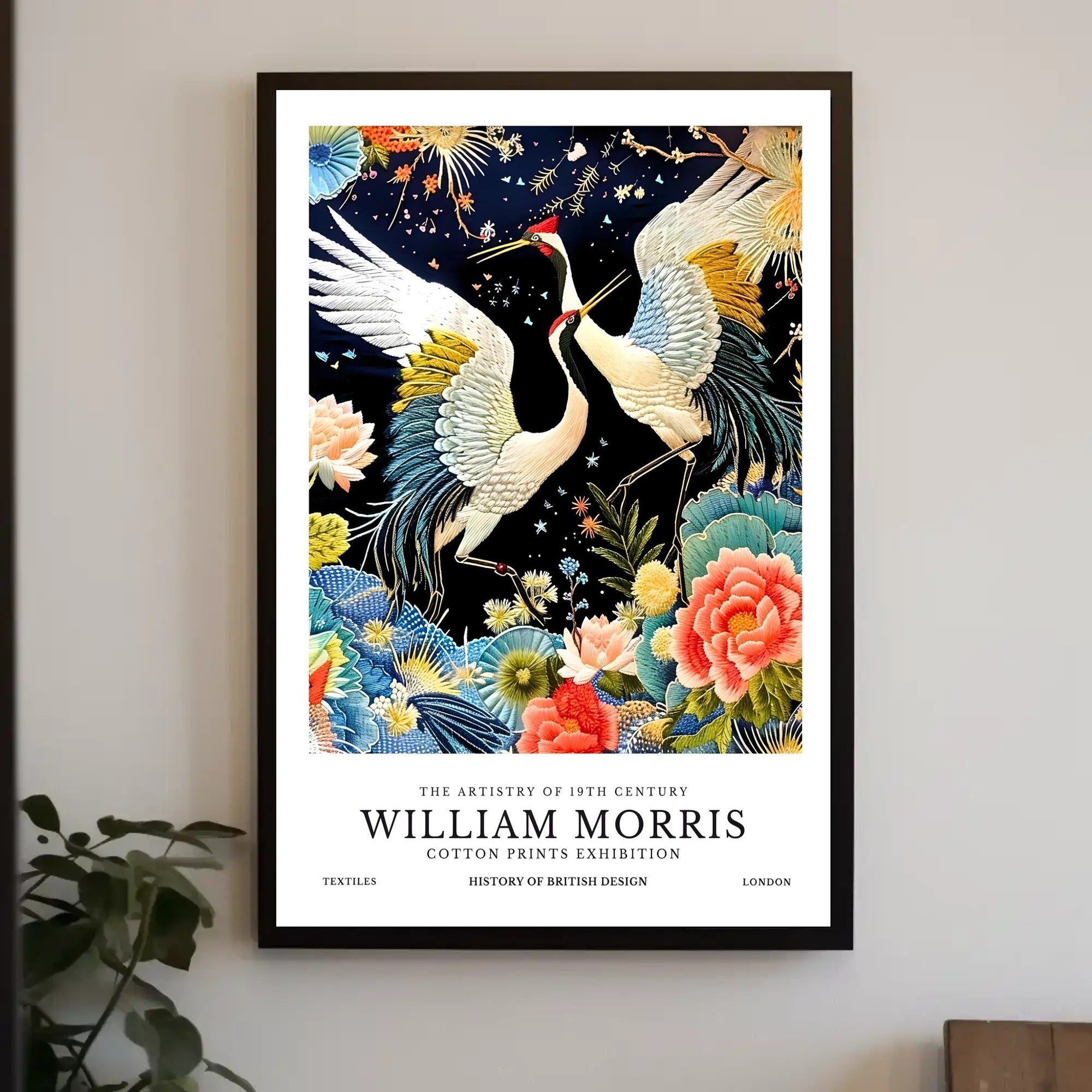 William Morris Crane Art Cultural or Heritage Poster