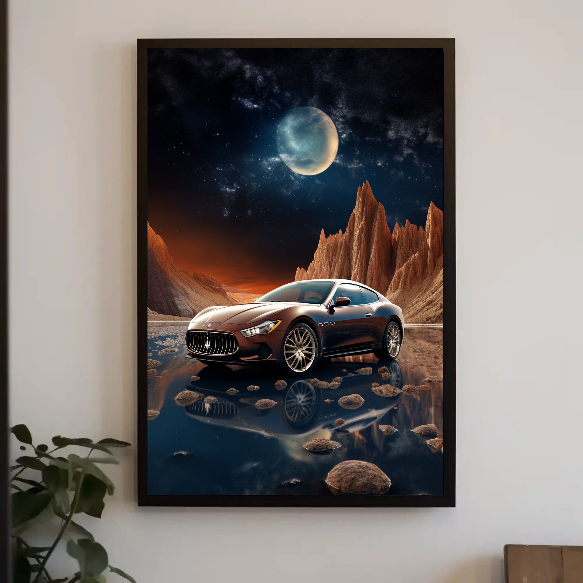 Lunar Elegance Poster PosterGoat