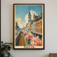 Springtime in Antwerp Poster