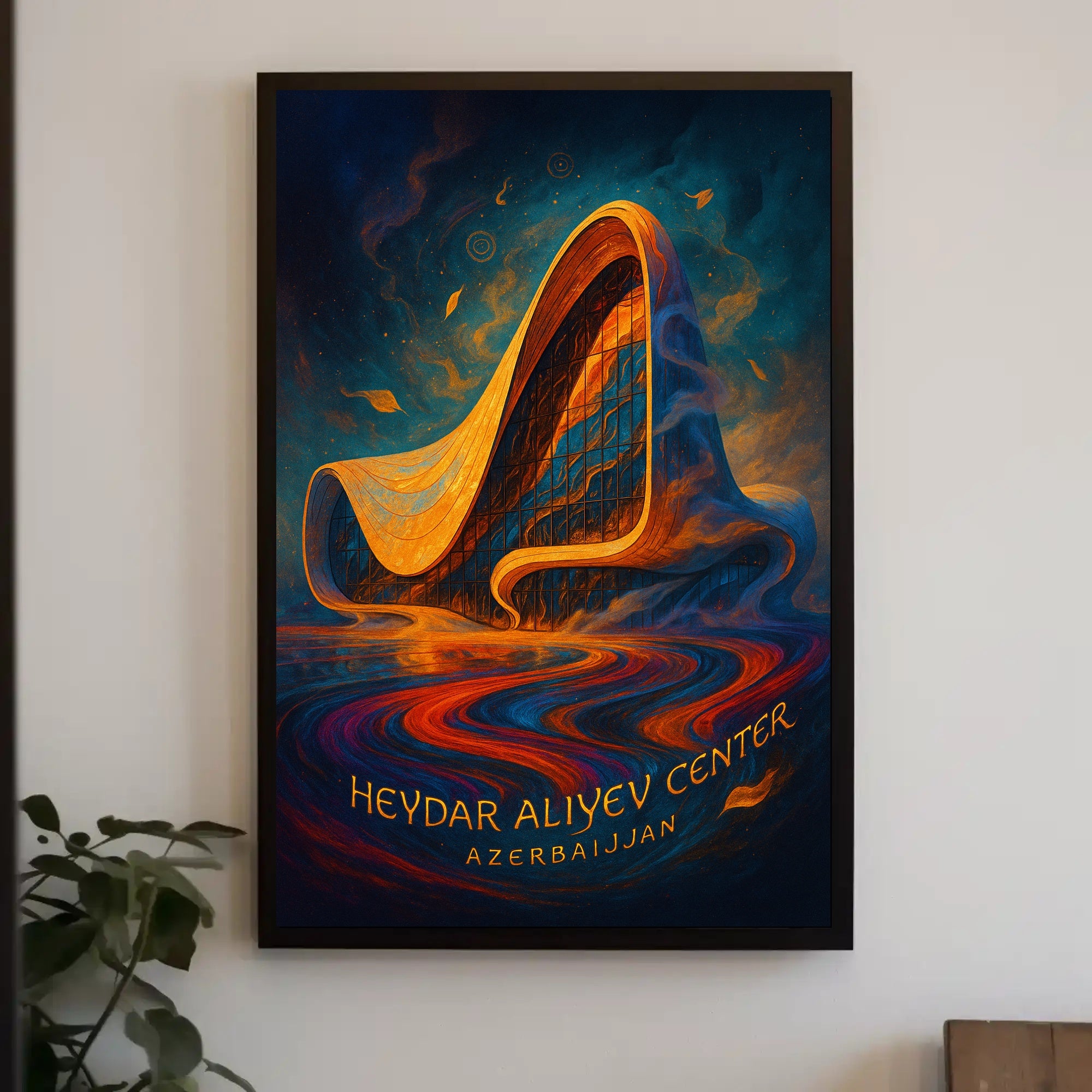 Heydar Aliyev Center Architectural Poster Print