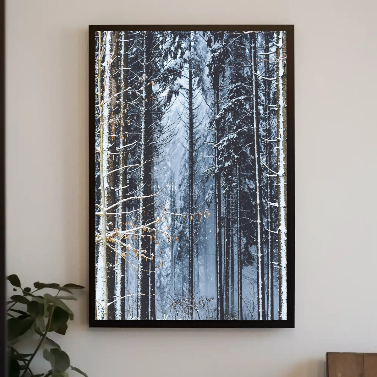 Winter Forest Serenity Poster