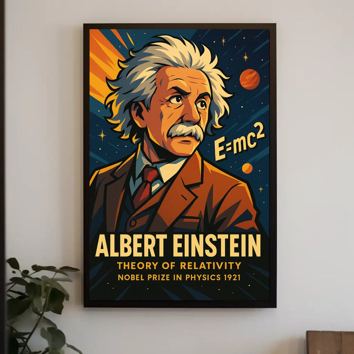 Albert Einstein Theory Of Relativity Poster