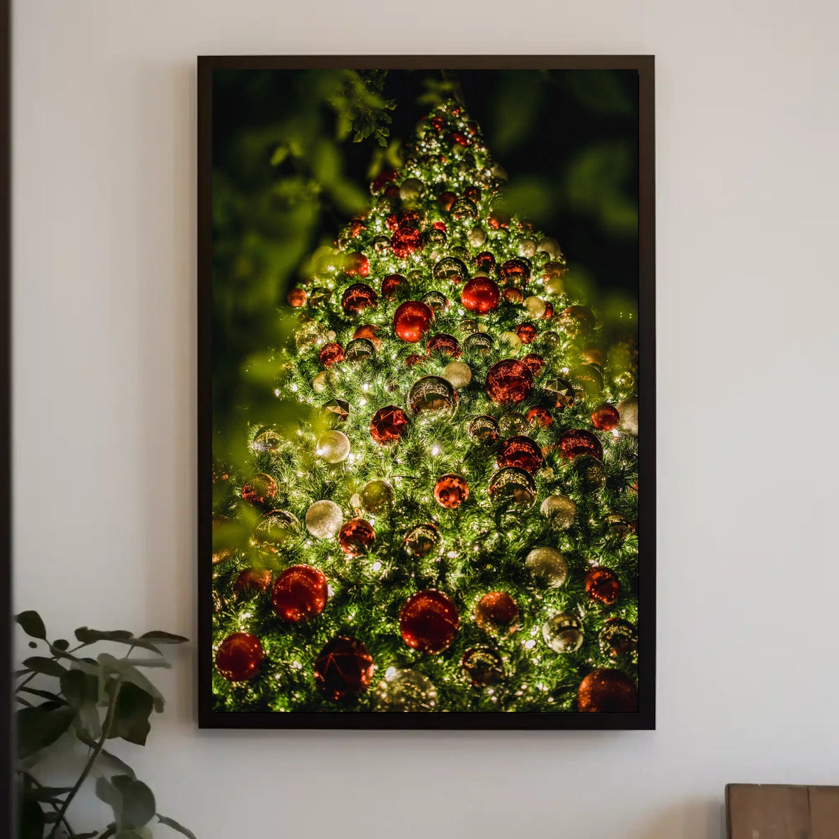 Festive Christmas Tree Poster
