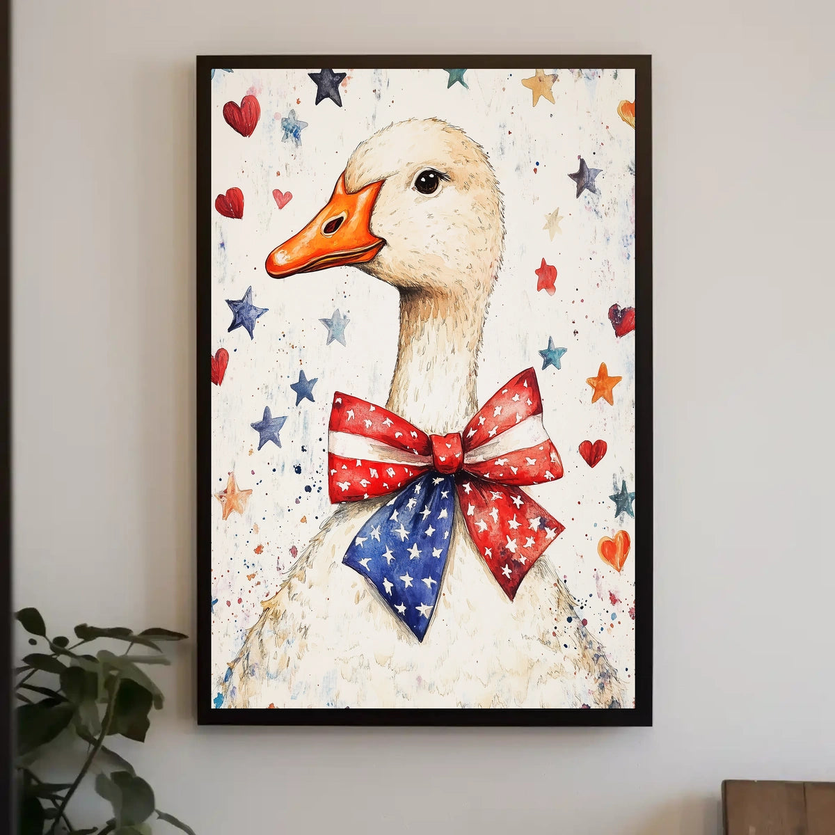 patriotic goose Poster