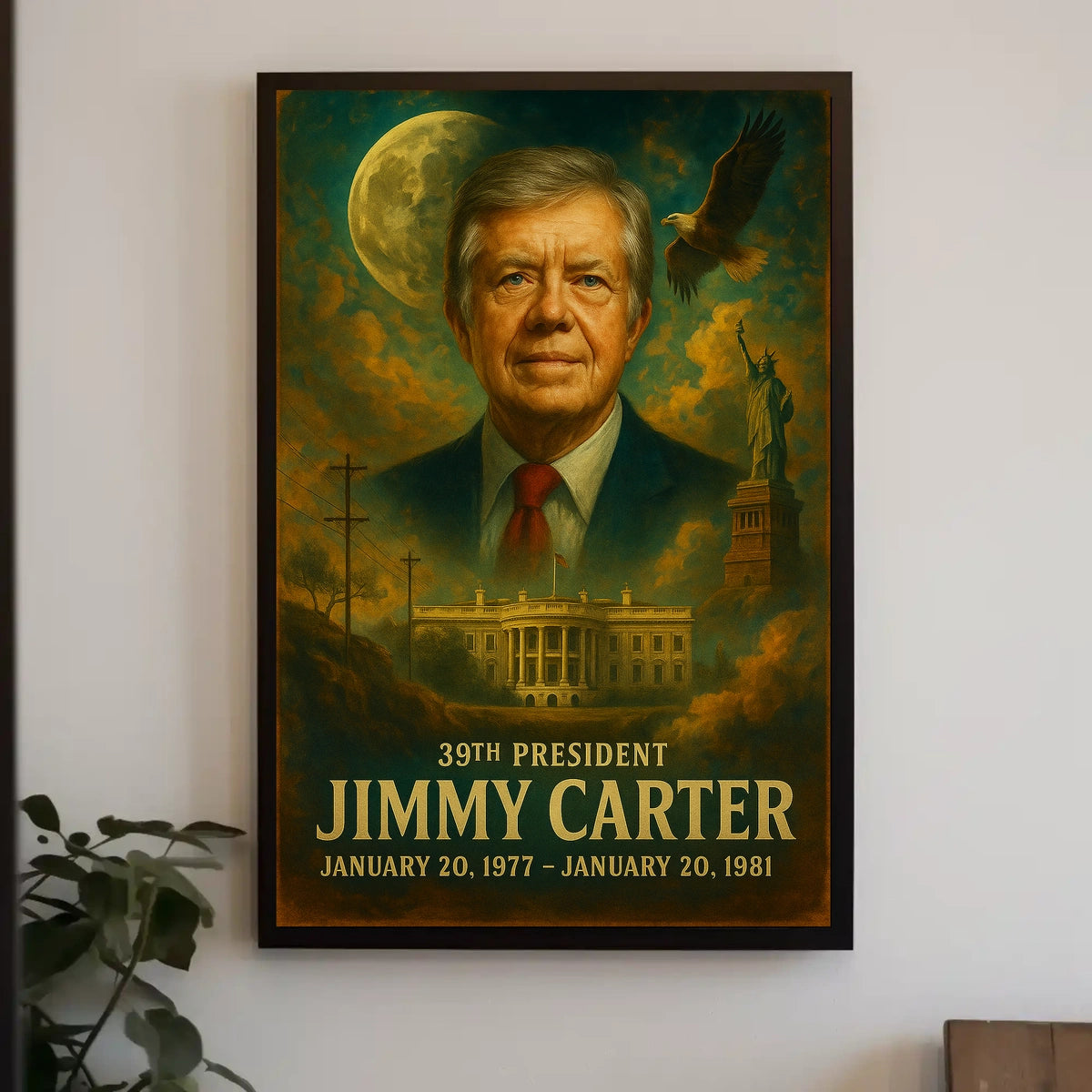 Jimmy Carter 39Th President Poster