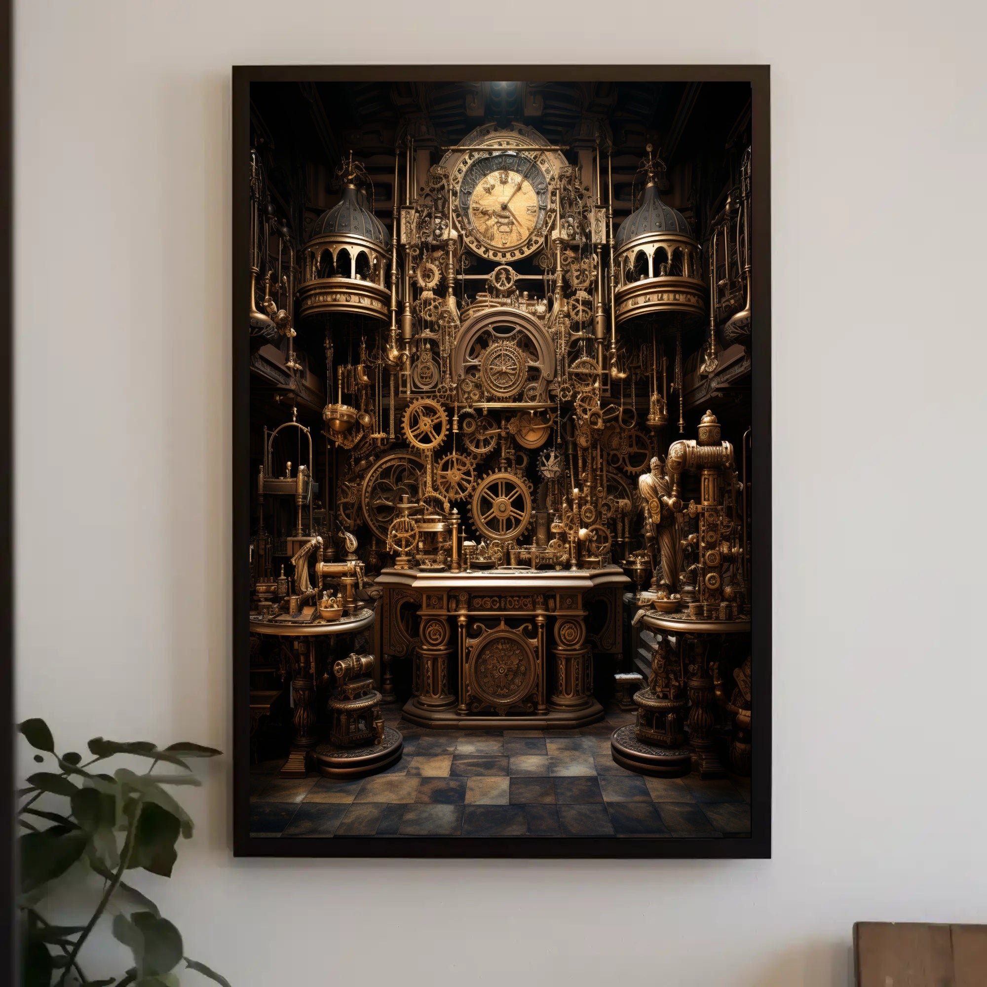 Steampunk Clockwork Masterpiece Poster