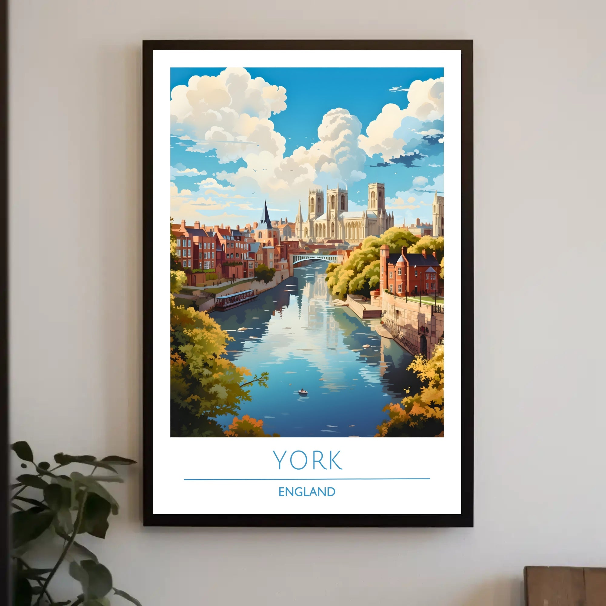 York Cityscape Poster