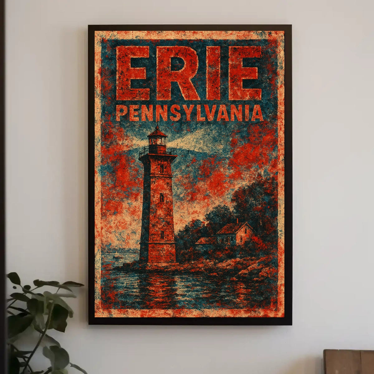 Erie, Pennsylvania Lighthouse Poster