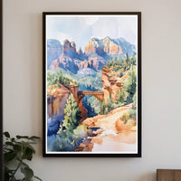 Serene Mountain Landscape Poster PosterGoat