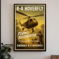 Sikorsky R-4 Hoverfly Poster PosterGoat