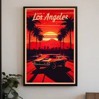 Vintage in Los Angeles Poster