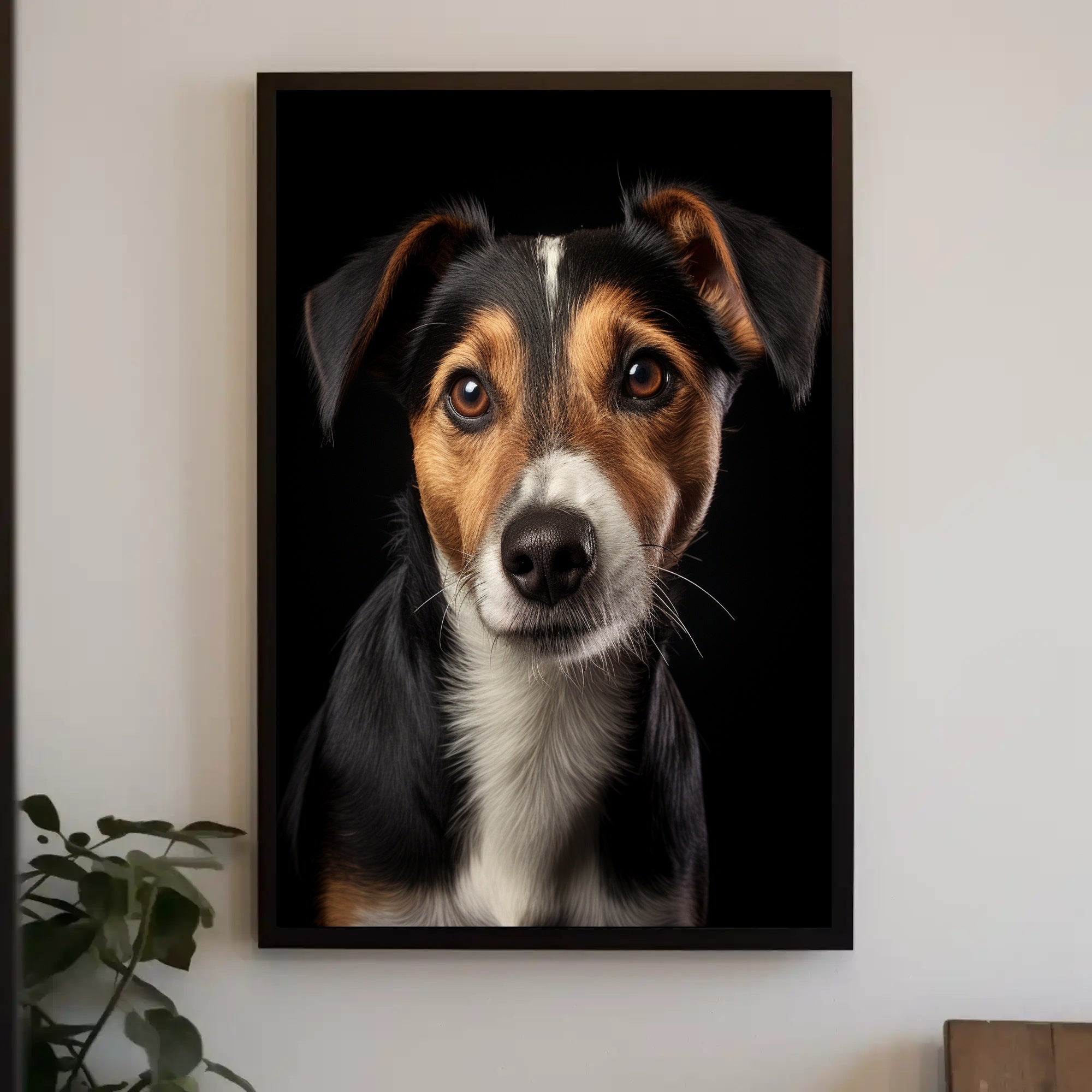 Portrait Of A Dog Poster PosterGoat