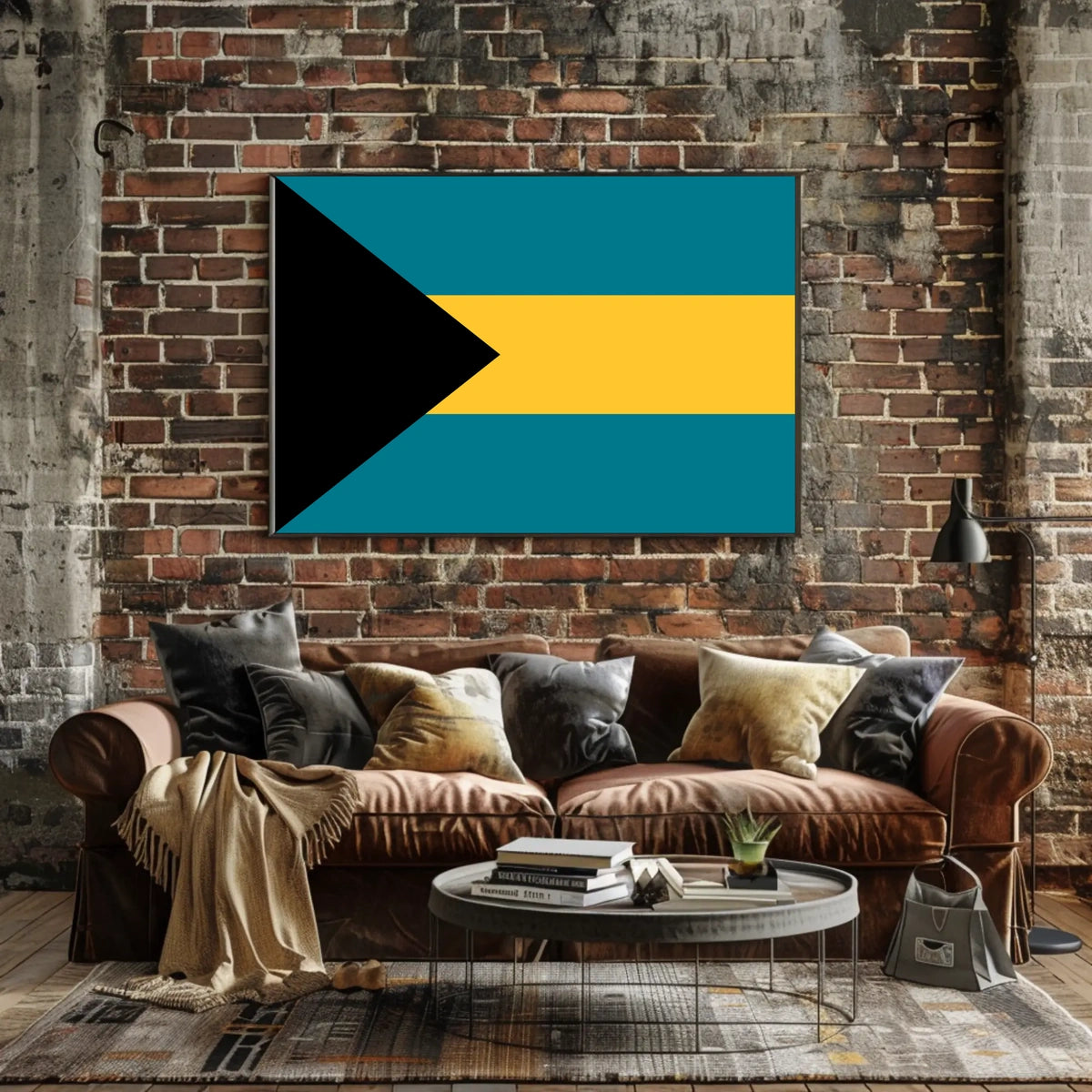 Bahamas Flag Poster