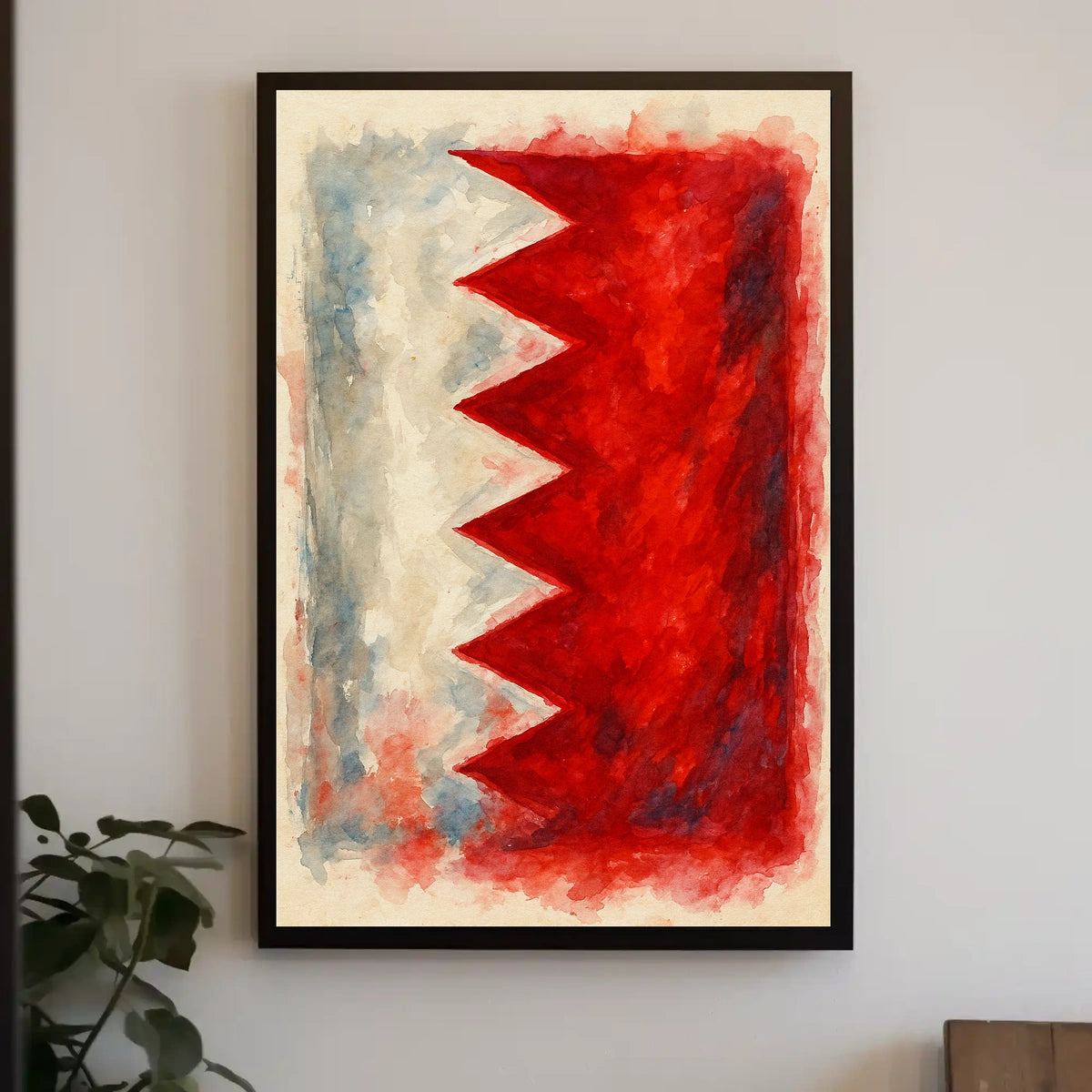 Abstract National Colors Abstract Poster