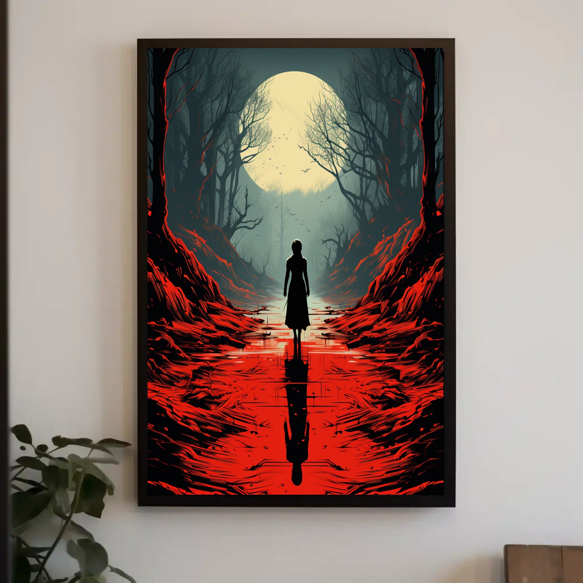Moonlit Pathway Poster