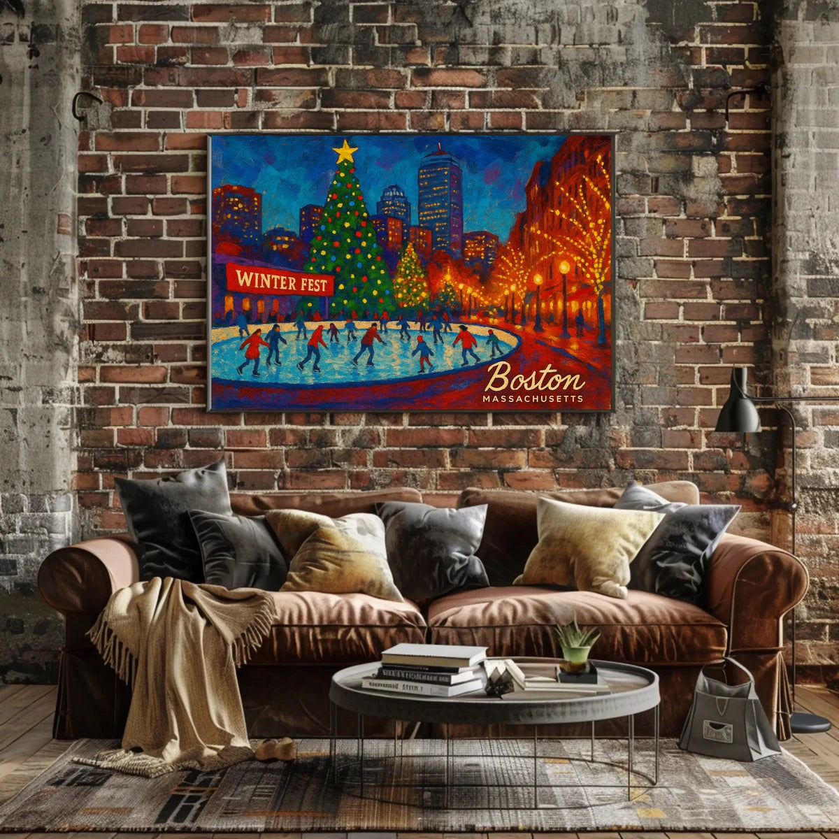 Winter Fest in Boston Poster