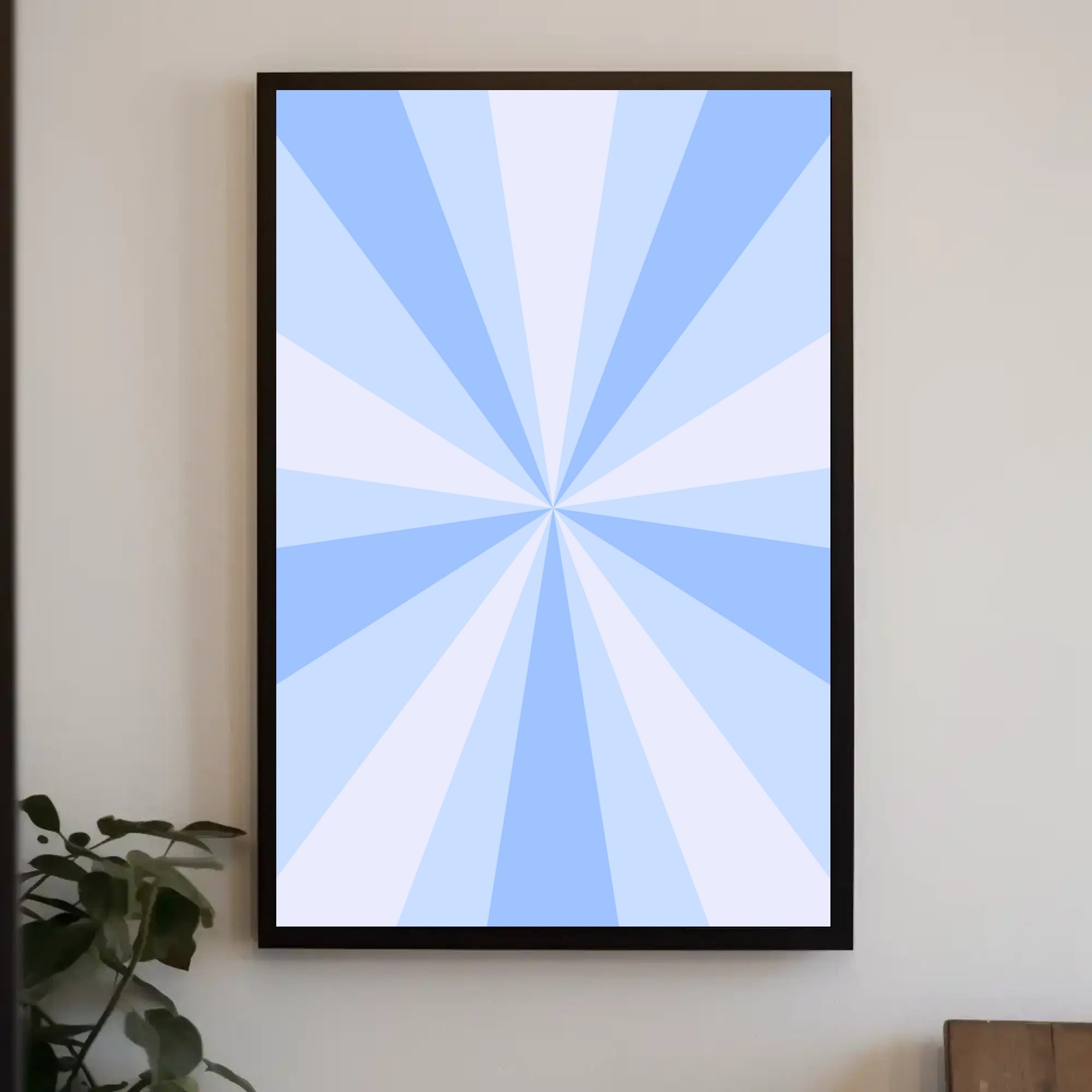 Radiating Energetic Design Abstract or Artistic Poster PosterGoat