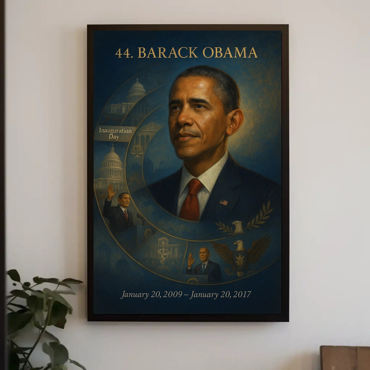 Barack Obama Presidency Tribute Historical or Presidential Poster