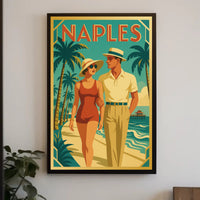 Vintage Naples Travel Poster