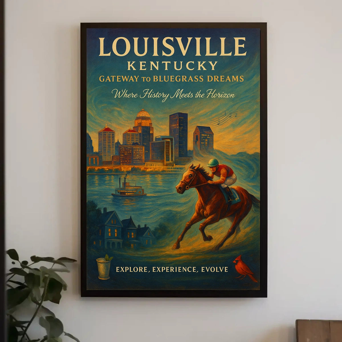 Louisville Gateway to Bluegrass Dreams Poster
