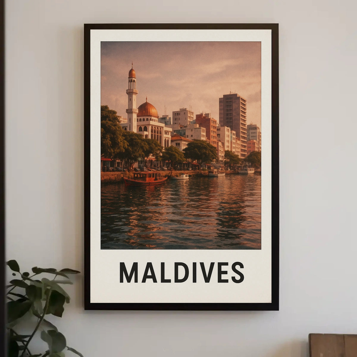 Maldives Serenity Poster