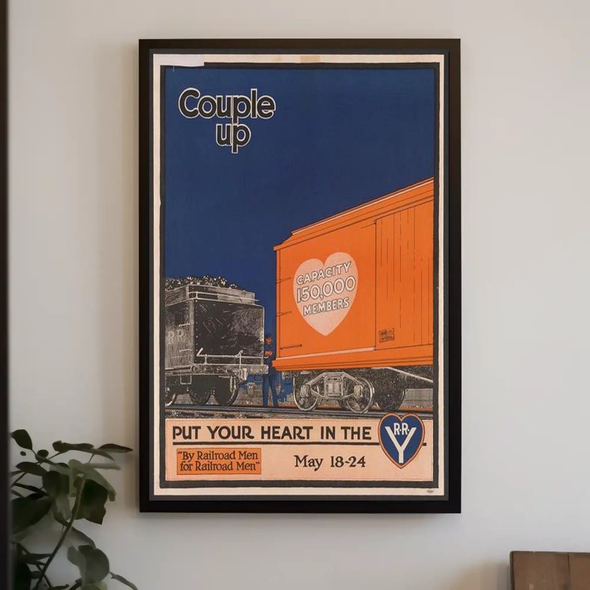 Couple Up for Railroad Unity Poster PosterGoat