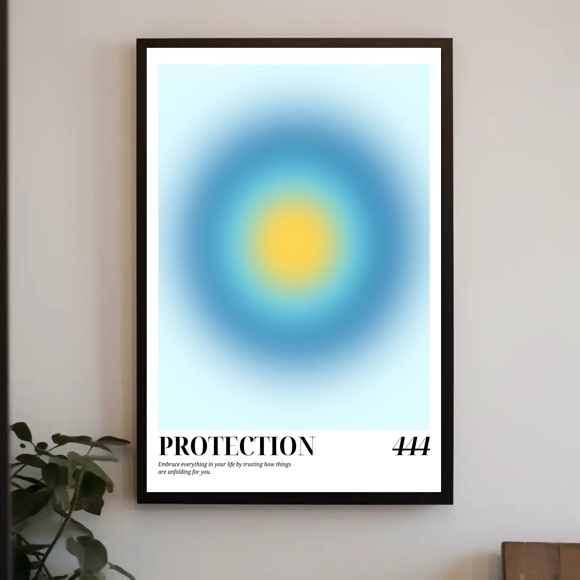 Protection Embrace Modern Abstract Artistic Poster PosterGoat