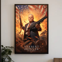 Dynamic Tribute to Herbert Hoover Poster