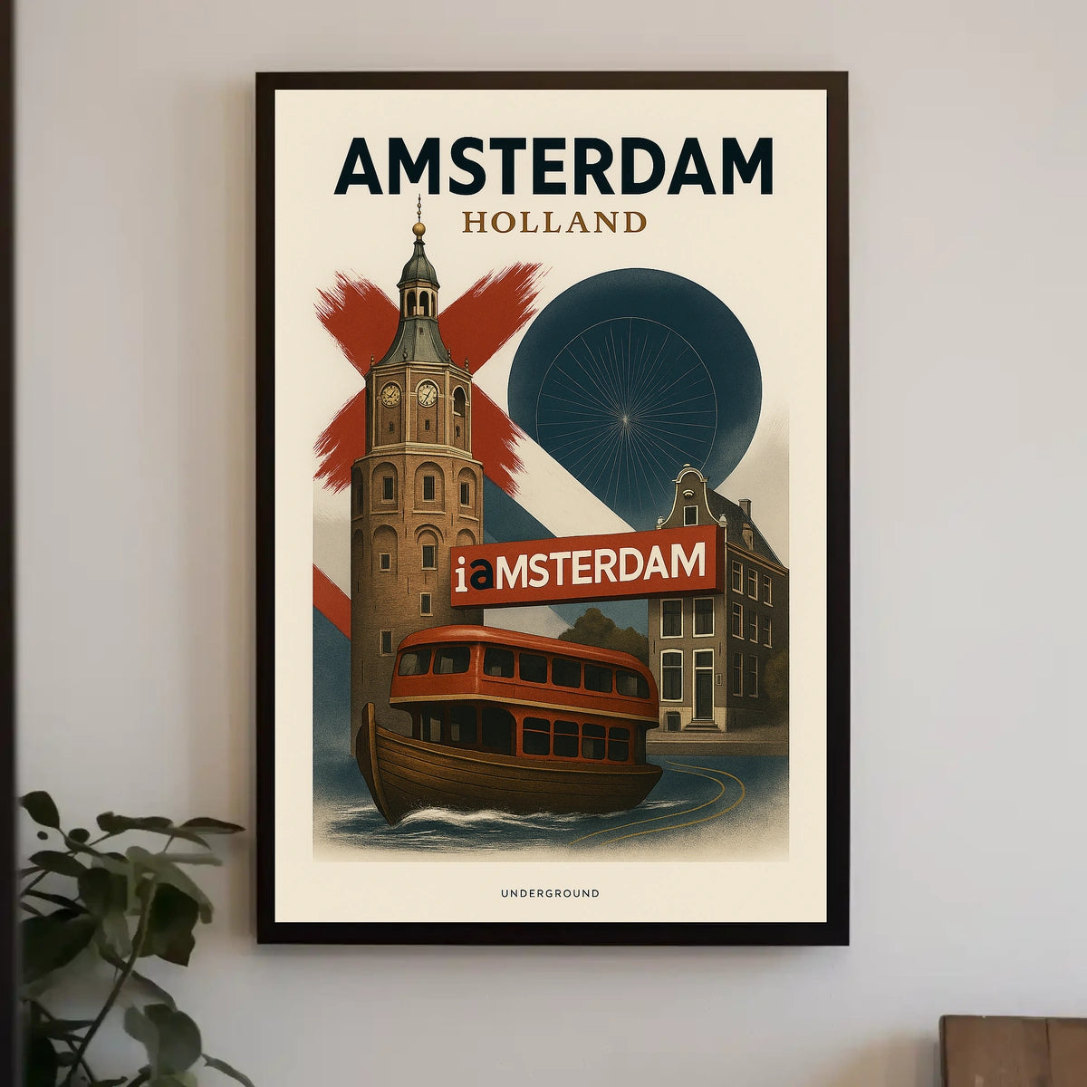 Amsterdam Underground Poster