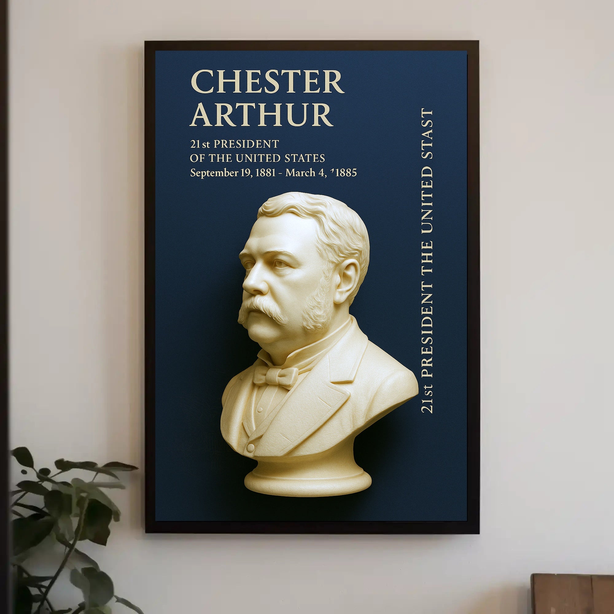 Chester Arthur 21st President Poster PosterGoat