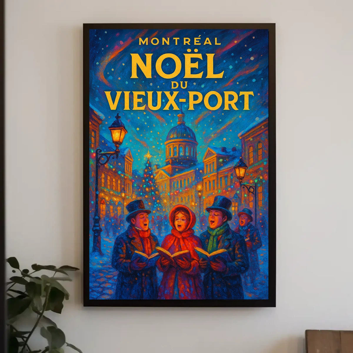 Noël Du Vieux-Port De Montréal Poster
