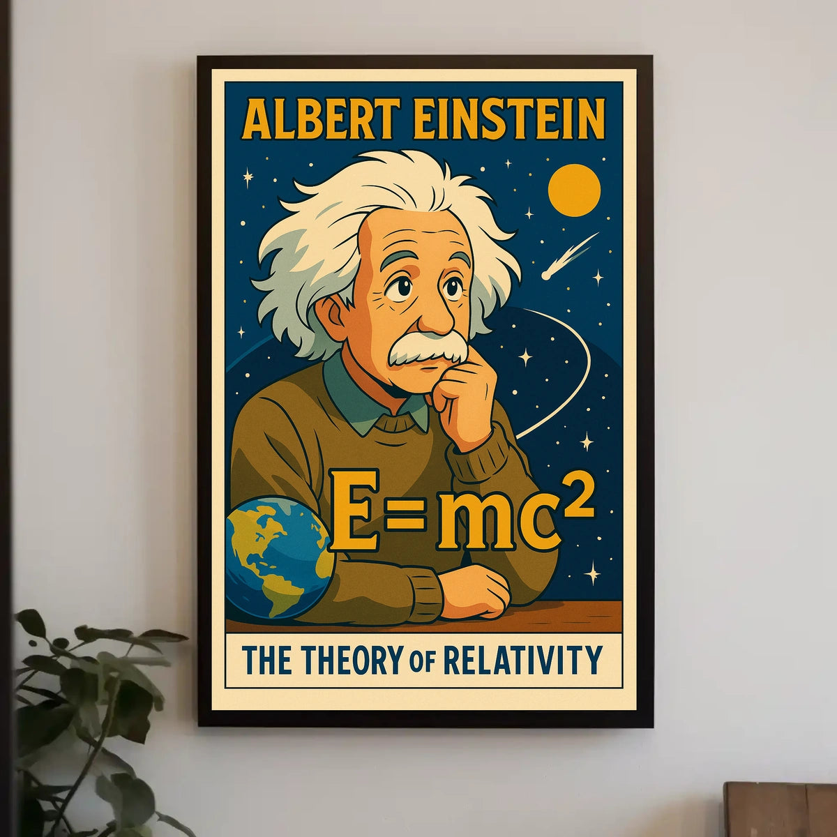 Albert Einstein The Theory Of Poster