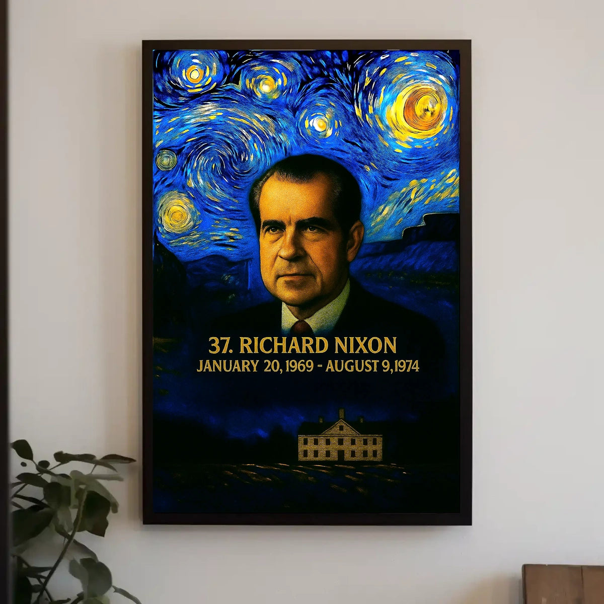 Richard Nixon 37th President of the United States Presidential Masterpiece Series Poster