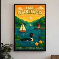 Lake Charlevoix A Jewel In Northern Poster