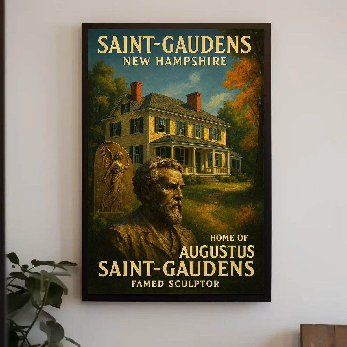 Augustus Saint-Gaudens Famed Sculptor Poster