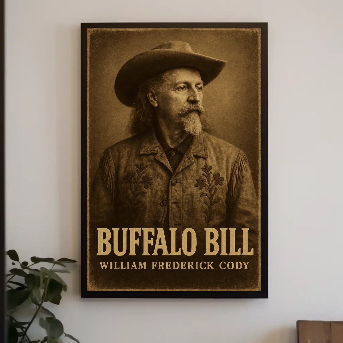 Buffalo Bill Wild West Classic Historical Poster