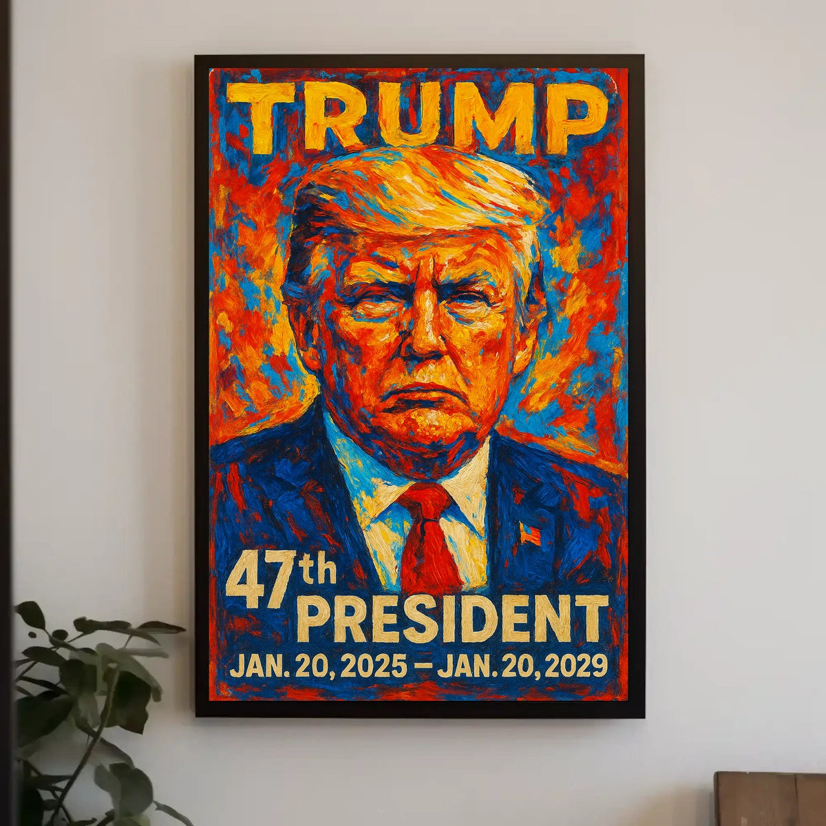 Donald Trump The Colorful Commander Poster