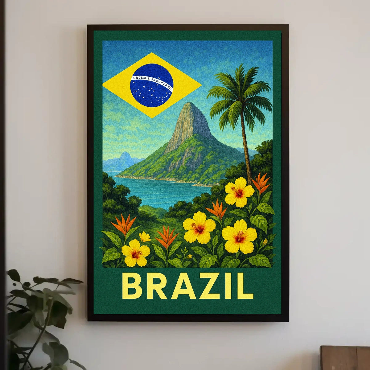 Brazil Vibrant Landscapes Poster