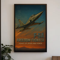 F-5A Freedom Fighter Poster PosterGoat